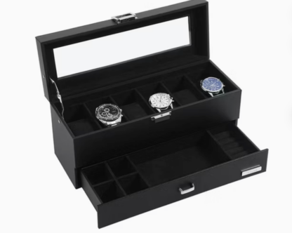 Leather Wooden Gift Box Custom Packaging Watch Box Ndmwr-72